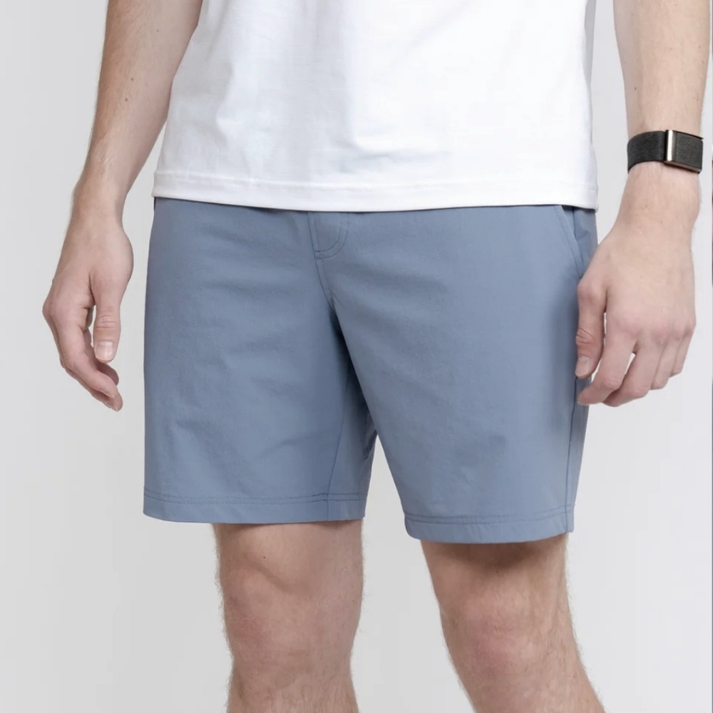Rhoback Everyday Short Granite Blue Men's Small Golf Outdoor